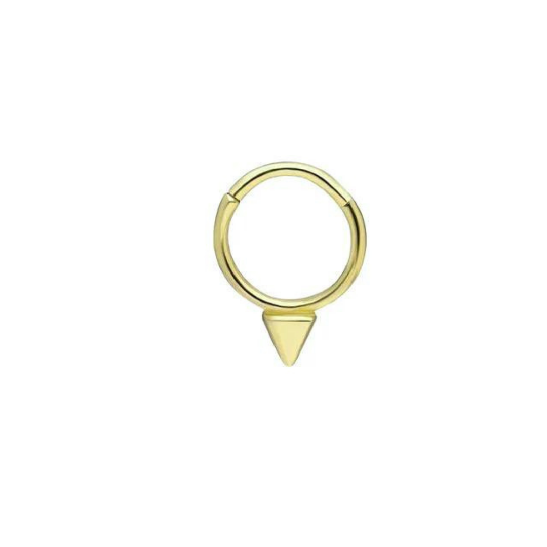 Lead 14K Solid Gold Hoop Piercing