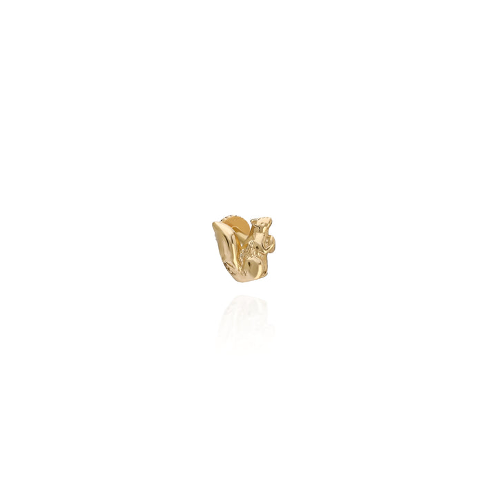 14K Solid Gold Squirrel Threadless Piercing