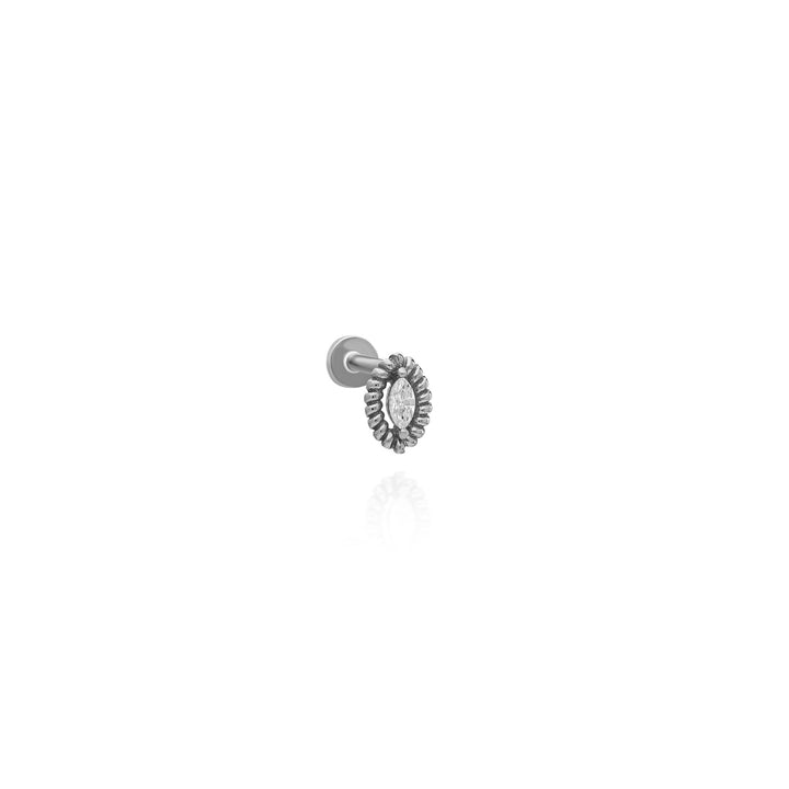 14K Solid Gold Threadless Piercing